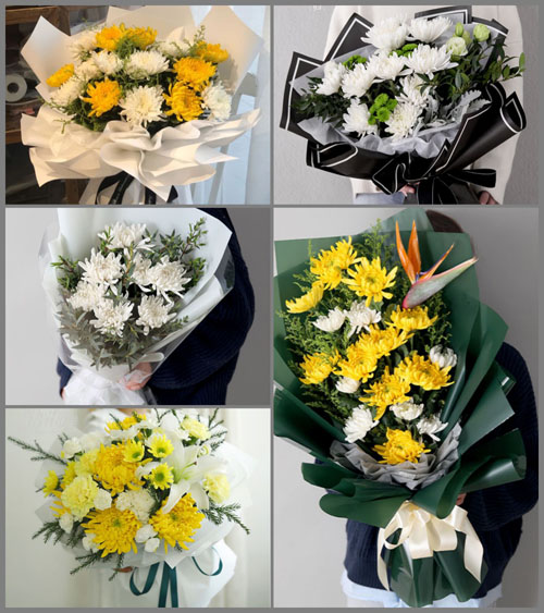 广西贺州平桂区羊头镇白事花束代送